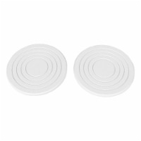 Fancy Bath Outlet Diatomite Quick-Dry Stone Hot Plate in White