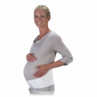 Bilt-Rite Mastex Health M125-1-XL-2 8 in. Woven Maternity Support&#44; White - Extra Large