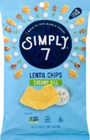 Simply 7 Creamy Dill Lentil Chips Perspective: Main