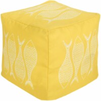 Surya Rug POUF-278 Cube Squash Pouf 18 x 18 x 18 in.