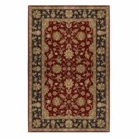 Surya CRN6013-8RD Burgundy Crowne Collection Rug - 8 Ft Round