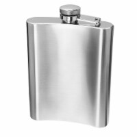 Oggi® Stainless Steel Hip Flask with Funnel Perspective: Main