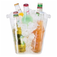 Oggi Square Ice Bucket - Clear