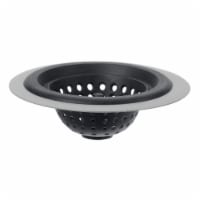 Oggi Silver Silicone/Metal Sink Strainer