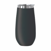 OGGI 6 oz Vacuum Insulated Flute - Black Perspective: Main