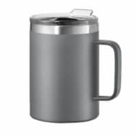Oggi Thermomug Stainless Steel Mug - Grey Perspective: Main