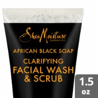 Shea Moisture African Black Soap Clarifying Face Wash & Scrub