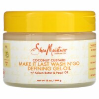 SheaMoisture Make It Last Wash N'Go Defining Gel-Oil Coconut Custard - 12 oz (340 g)
