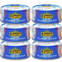 Zarrin - Yellowfin Tuna in Oil, Prime Light Fillet (6 CANS), 6 oz x 6, Product of Peru