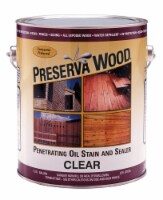 Preserva Wood Transparent Smooth Clear Oil-Based Oil-Based Stain and Sealer 1 gal. - Total