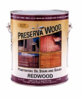 Preserva Wood Transparent Matte Redwood Oil-Based Oil-Based Stain and Sealer 1 gal. - Total