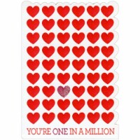 RSVP One in a Million Hearts Valentine's Day Card Perspective: Main