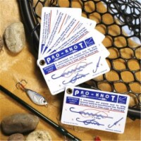 CBDist PKF101 Pro-Knot Waterproof Fishing Knot Cards - 10 Knots