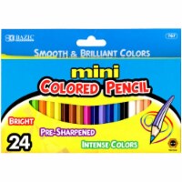 DDI 1301035 Bazic 24 Mini Colored Pencil Case of 24