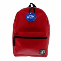 Basic Backpack 16  Burgundy