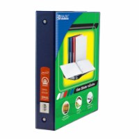 3-Ring View Binder with 2 Pockets, 1.5 , Blue