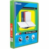 DDI 1082270 BAZIC 1/2&quot; 3-Ring Binder - Lime Green  View Finder  2 Pockets Case of 12