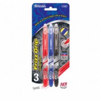 Bazic Frizz Assorted Color Erasable Gel Pen with Grip Case of - Pack of 24