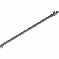 in. Grip-Rite 1210GAB50 Steel Hook Head Galvanized Anchor Bolts 10 L x 1/2 Dia 