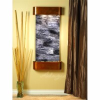 Adagio CSR1007 Cascade Springs Round Rustic Copper Black Spider Marble Wall Fountain