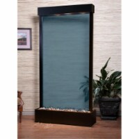 Adagio TRC1551 Tranquil River Center Mount Free Standing Fountain - Blackened Copper-Blue-Gla