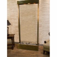 Adagio TRC1050 Tranquil River Center Mount Free Standing Fountain - Rustic Copper-Clear-Glass