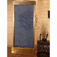 Adagio TRC1051 Tranquil River Center Mount Free Standing Fountain - Rustic Copper-Blue-Glass