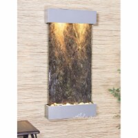 Adagio WCS4505 Whispering Creek Silver Metallic Green Marble Wall Fountain
