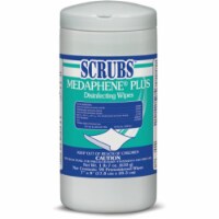 Scrubs 253-96390 Medaphene Plus Disinfecting Wipe - Citrus - Case of 6