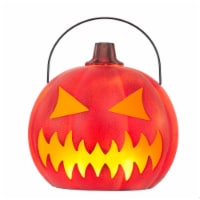 Holiday Home Halloween LED Flaming Pumpkin Lantern Perspective: Main
