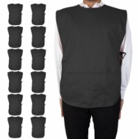 Cobbler Aprons for Servers with Two Deep Pockets and Adjustable Ties, Double-sided, 29x30