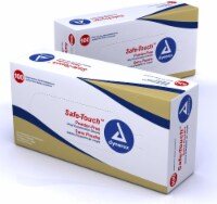 Safe-Touch Vinyl Exam Gloves Powder Free , Large , 1000 Gloves, Dynarex 2613