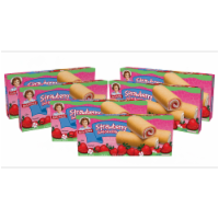 Strawberry Shortcake Rolls, 6 Boxes of 36 Individually Wrapped Fruit Filled Rolls