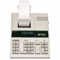 Monroe 122PDX Medium-Duty Printing Calculator with Extra Large Plus and Minus Keys