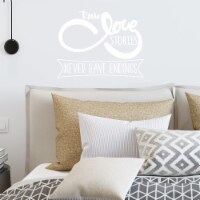 VWAQ True Love Stories Never Have Endings Love Wall Decal