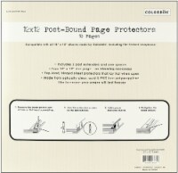 Colorbok Top-Loading Page Protectors 12 X12  10/Pkg-W/3 Post Extenders & Spacer