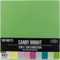 Colorbok Cardstock Pad 12 X12  180/Pkg-Candy Bright