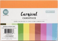 Colorbok Paper 4.5 X6.5  180/Pkg-Carnival