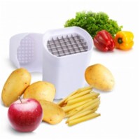 CB16583 French Fry Cutter Vegetable Fruit Slicer Potato, White