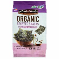 Annie Chun's Seaweed Snack - Sea Salt and Vinegar - Case of 12 - .35 oz.