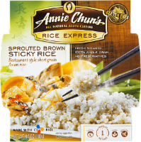 Annie Chun's Rice Express Sprouted Brown Sticky Rice Perspective: front