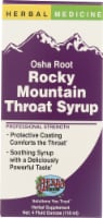 Herbs Etc® Herbal Medicine Osha Root Rocky Mountain Throat Syrup Supplement Perspective: Main