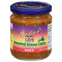 Sadie's® Roasted Hot Green Chile Salsa Perspective: Main
