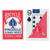 Bicycle Pinochle Jumbo Index Playing Cards Color Will Vary Pack of 6 6 pack Fry s Food Stores