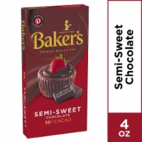 Baker S Semi-Sweet Chocolate Premium Baking Bar with 56% Cacao (Pack of 16)