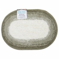 Fast Track Bath Rug - Size & Color Options - Microfiber Material - Oval Shape -