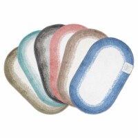 Fast Track Bath Rug - Size & Color Options - Microfiber Material - Oval Shape -
