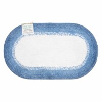 Fast Track Bath Rug - Size & Color Options - Microfiber Material - Oval Shape -
