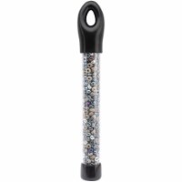 Glass Bead Tube 24g-6/0 Hematite