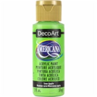 DecoArt Americana Acrylic Paint 2oz-Sour Apple - Semi-Opaque